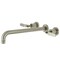 Kingston Brass KS8048KL Wall Mount Tub Faucet, Brushed Nickel KS8048KL - alternate 1